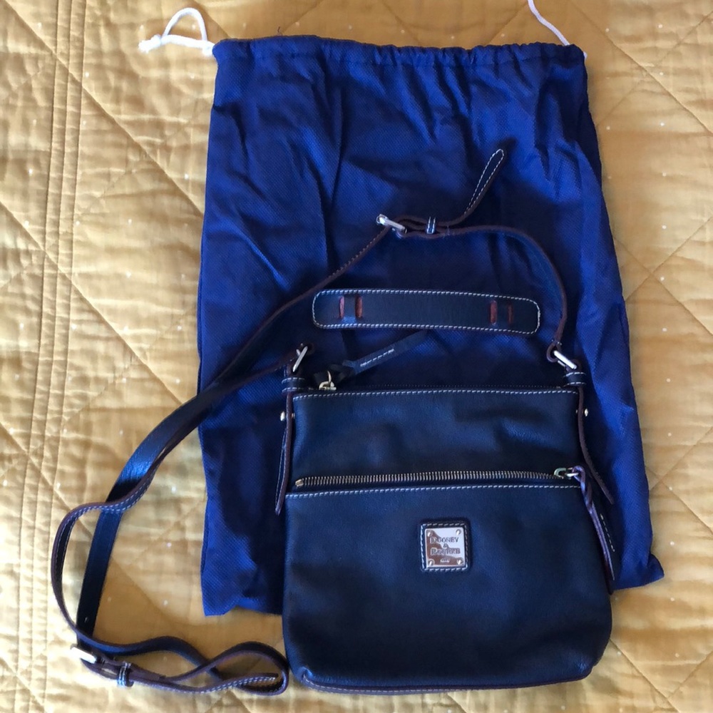 Navy Dooney Crossbody